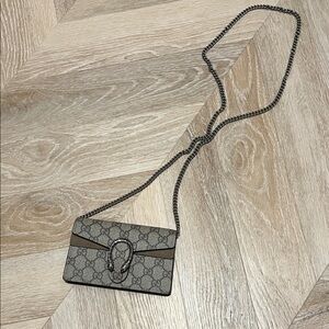 GG fashion Beige and Brown Crossbody Bag